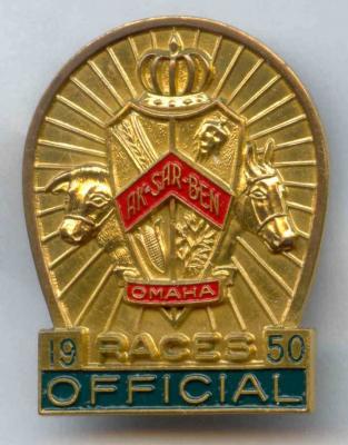 1950 Racing Official Pin Image