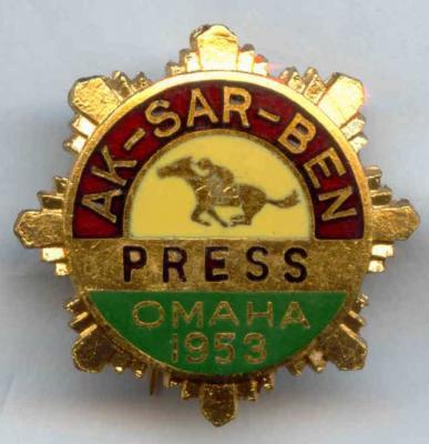 1953 Racing Press Pin Image