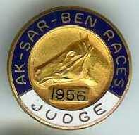 1956 Racing Judge Pin Image