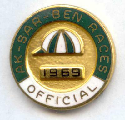 1969 Racing Official Pin Image