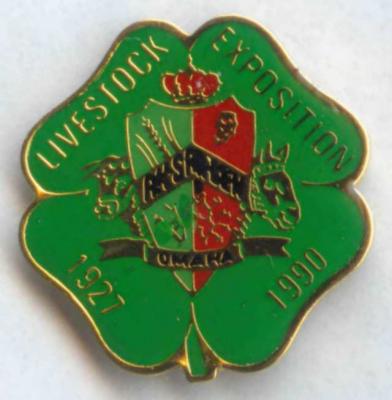 1990 Livestock Show Official Pin Image