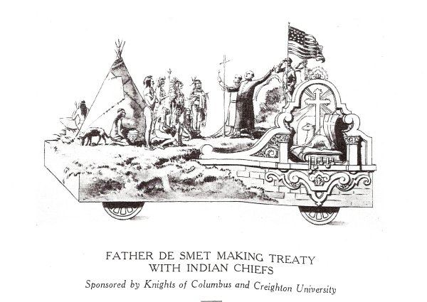 Father De Smet Treaty with Indians Image