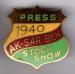 1940 Livestock Show Press Pin Image
