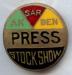 1943 Livestock Show Press Pin Image