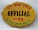1949 Livestock Show Official Pin Image