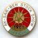 1961 Livestock Show Official Pin Image