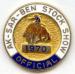 1970 Livestock Show Official Pin Image